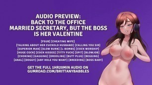 Audio Preview: back to the Office - Married Secretary, but the Boss is her Valentine