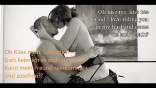 Oh Kiss Me... can my Husband Watch?? Cuckold caption