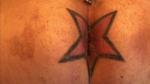 AssHole Star Tattoo