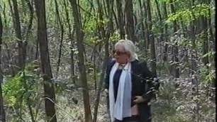 Italian mature in forest