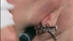 I am Pierced MILF with pussy piercings anal play