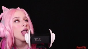 diddly asmr ahegao and ear licking